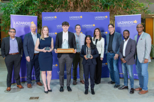 Winning team with Symcor executives.