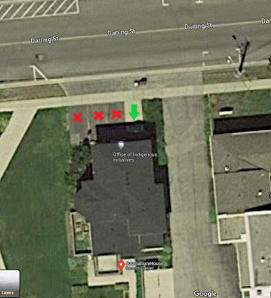 The image below highlights the affected areas and highlights the path that will remain open.