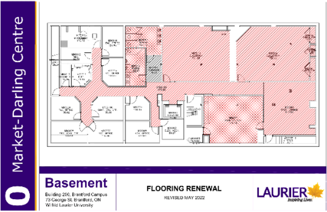 The image below summarizes the above impacted areas of the Market Darling Centre.